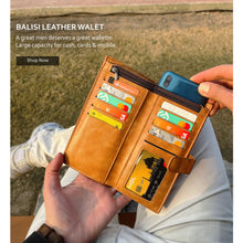 Original Balisi Genuine Leather Long Wallet