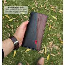 New Long Horse Leather Wallet ( Imported )