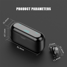 Mini Wireless Earbuds(F9 With 2000mAh Charging Case)