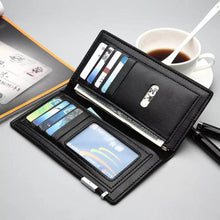 Imported Long Fold Leather Wallet